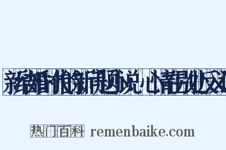 新结婚时代的新问题小说：心情在别处反义词是什么意思的图片